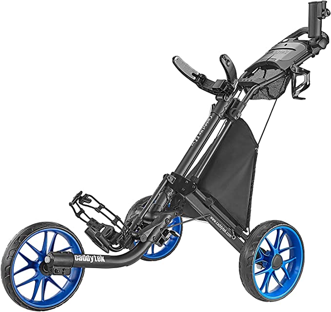 CaddyTek 3-Wheel Golf Push Cart – Editor’s Choice